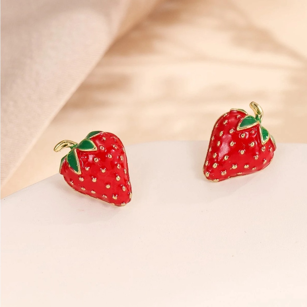 Strawberry Earrings